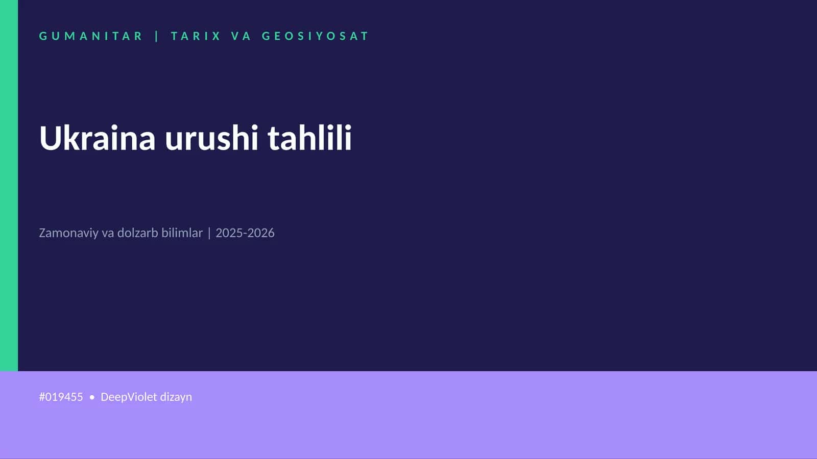 Ukraina urushi tahlili