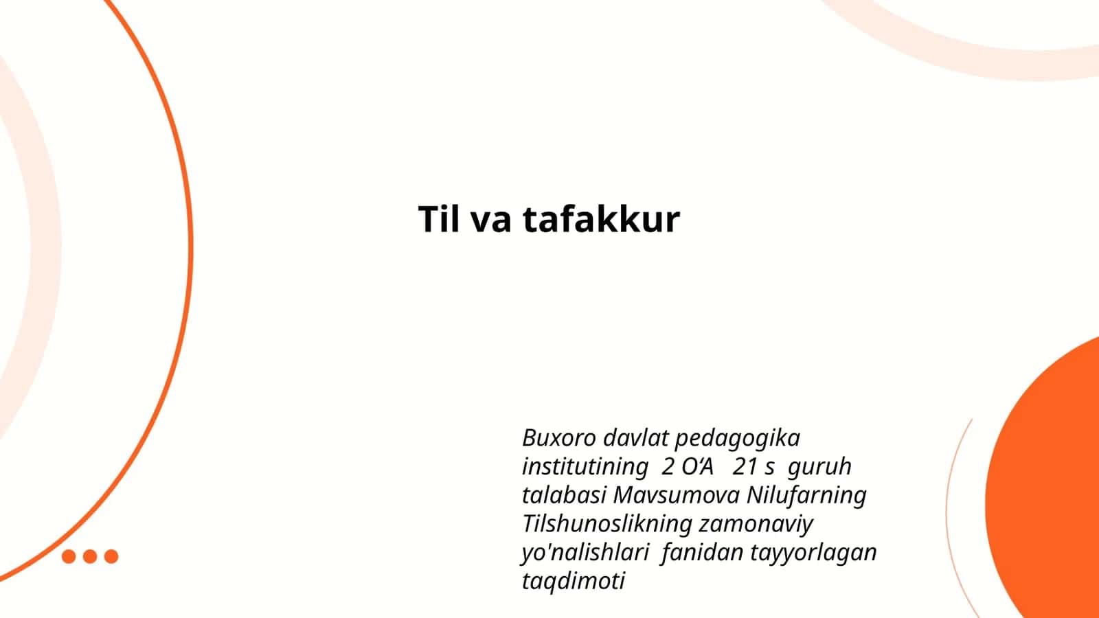 Til va tafakkur