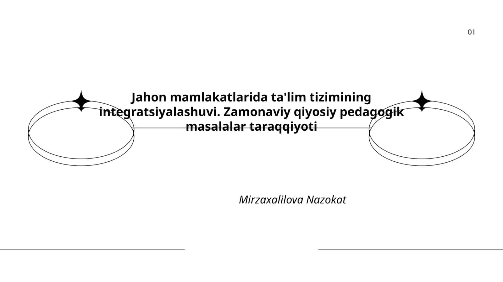 Zamonaviy qiyosiy pedagogik masalalar taraqqiyoti