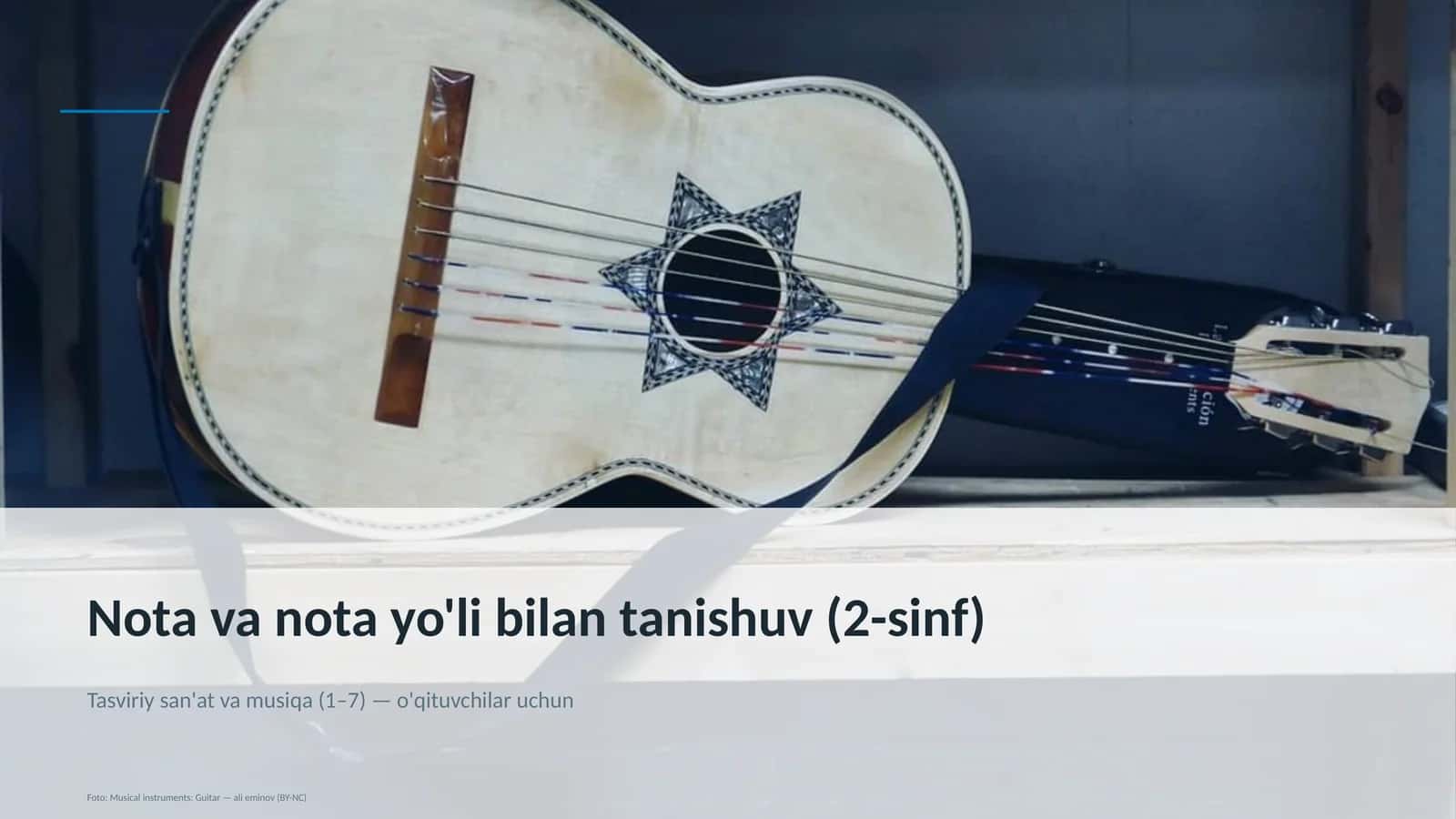 Tasviriy san'at va musiqa (1–7) — o'qituvchilar uchun