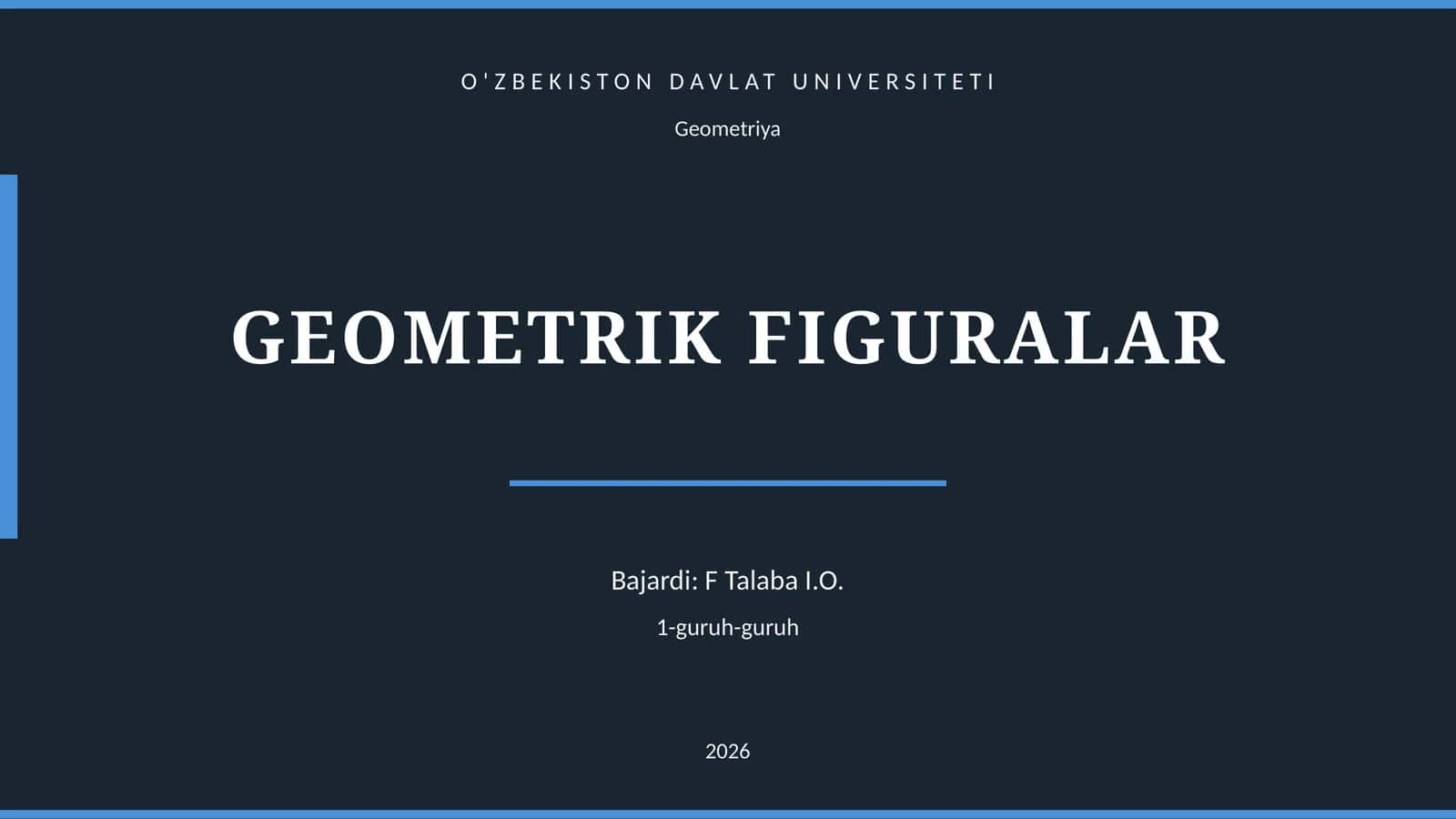 GEOMETRIK FIGURALAR