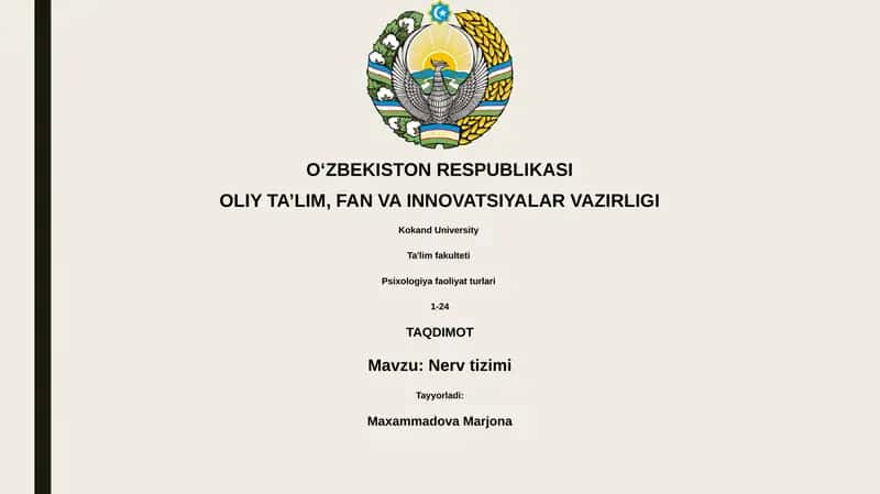 Nerv tizimi