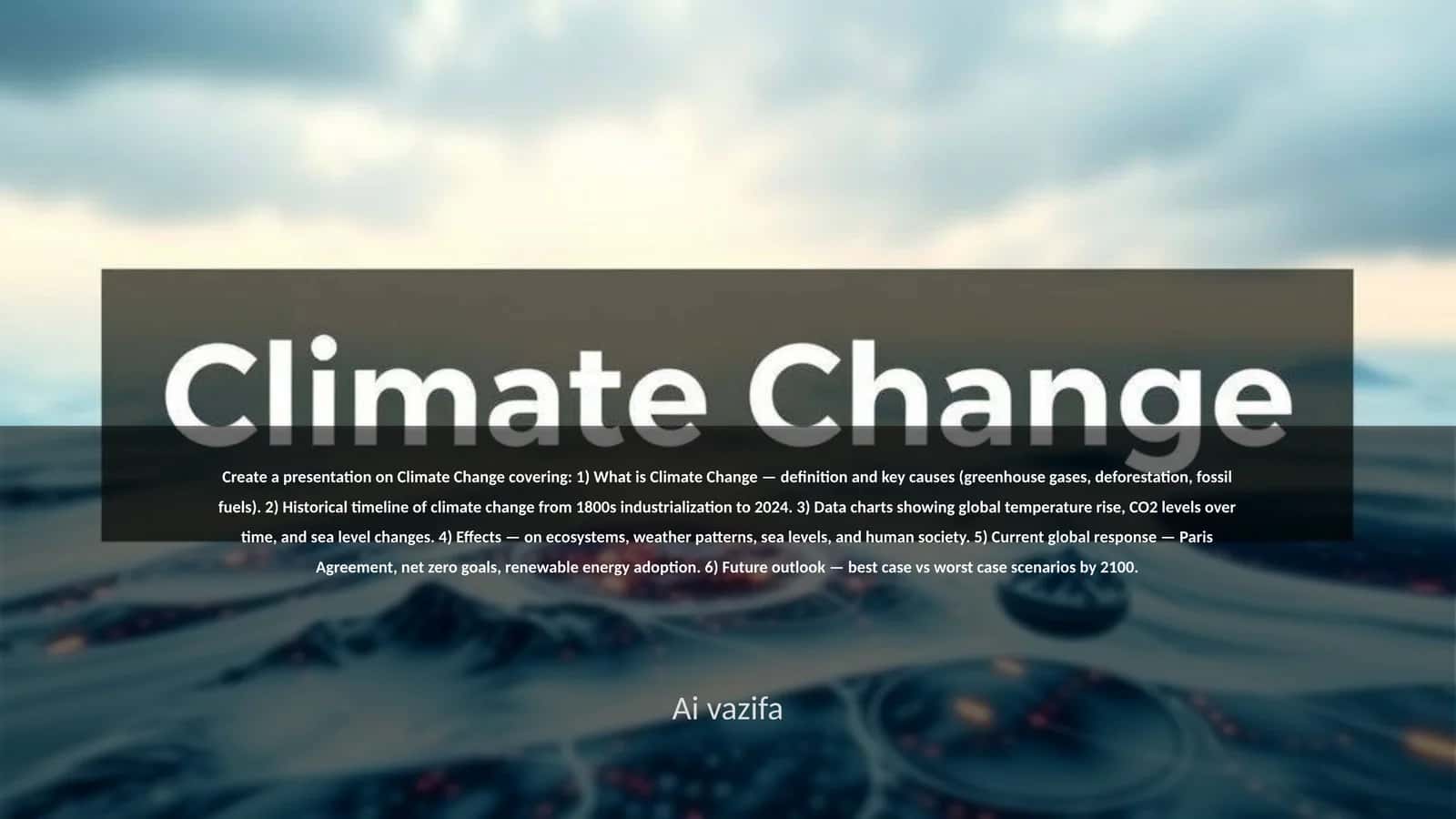 Climate Change Presentation