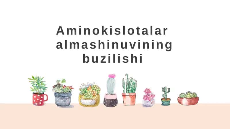 Aminokislotalar almashinuvining buzilishi bilan kechuvchi kasalliklar