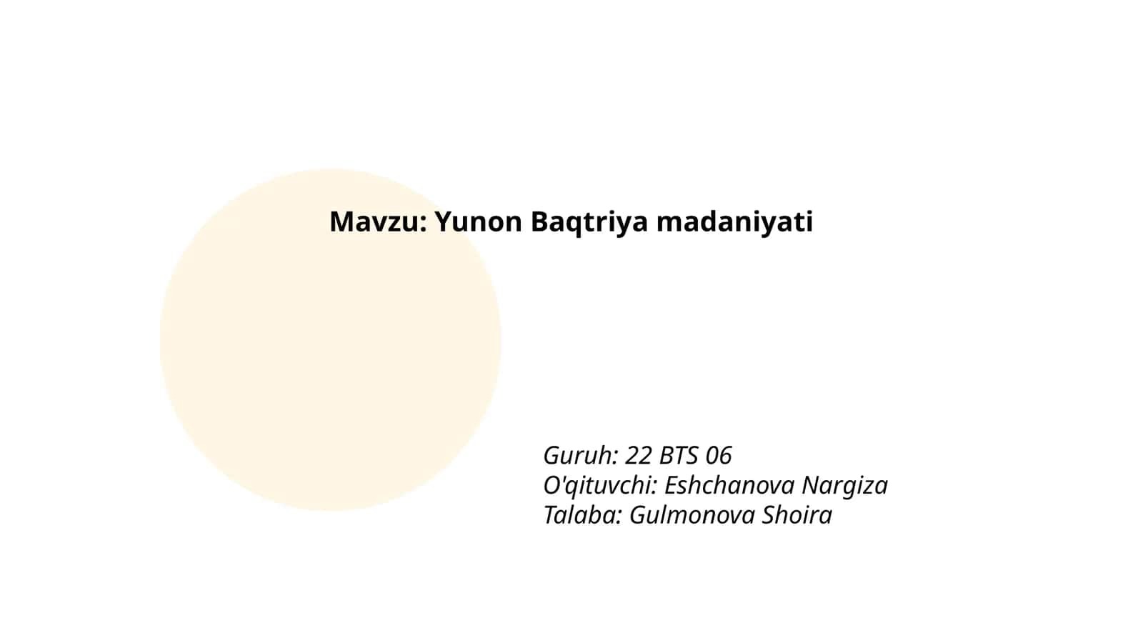 Yunon Baqtriya Madaniyati