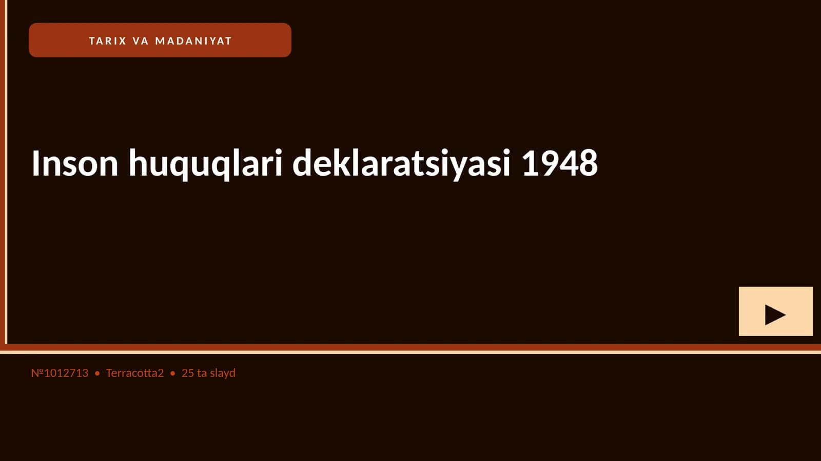 Inson huquqlari deklaratsiyasi 1948