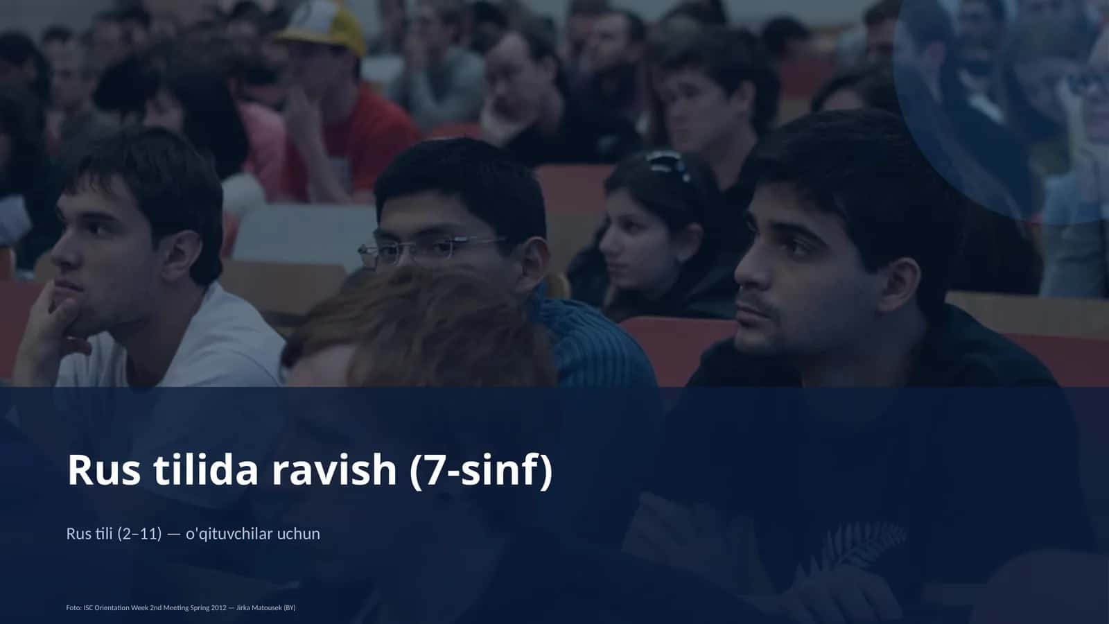 Rus tilida ravish (7-sinf)