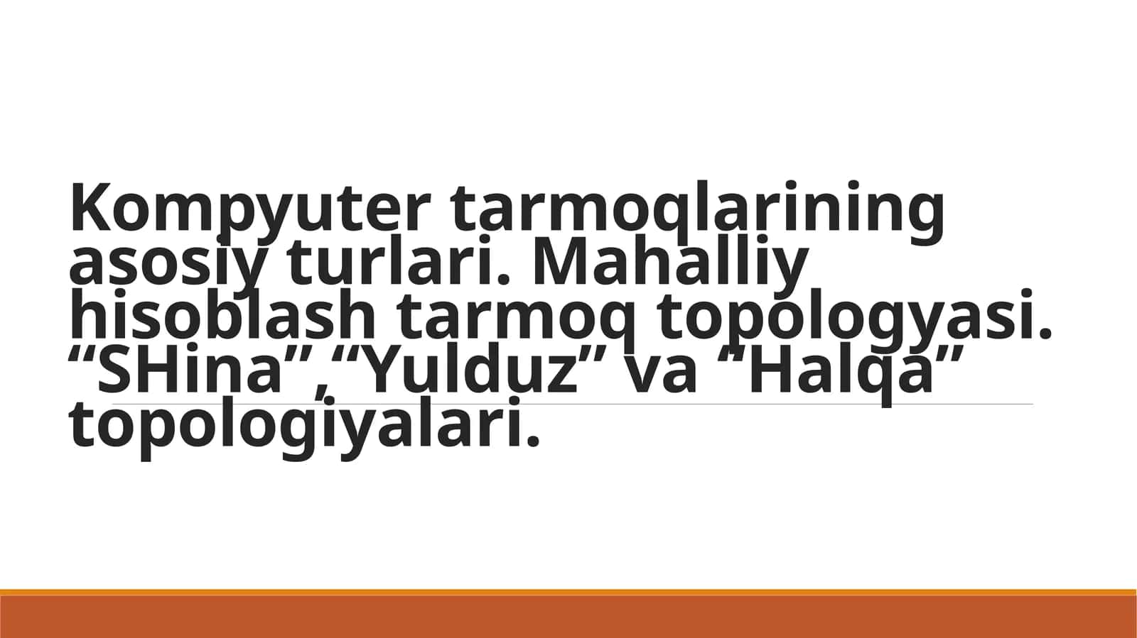 Kompyutertarmoqlarivauningturlari