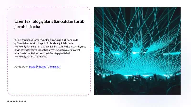 Tasvirlovchi lazer texnologiyalari