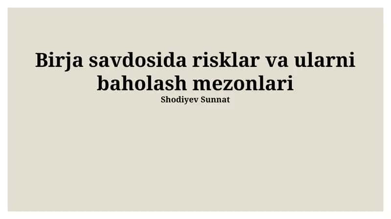 Xatarlarni boshqarish strategiyasi