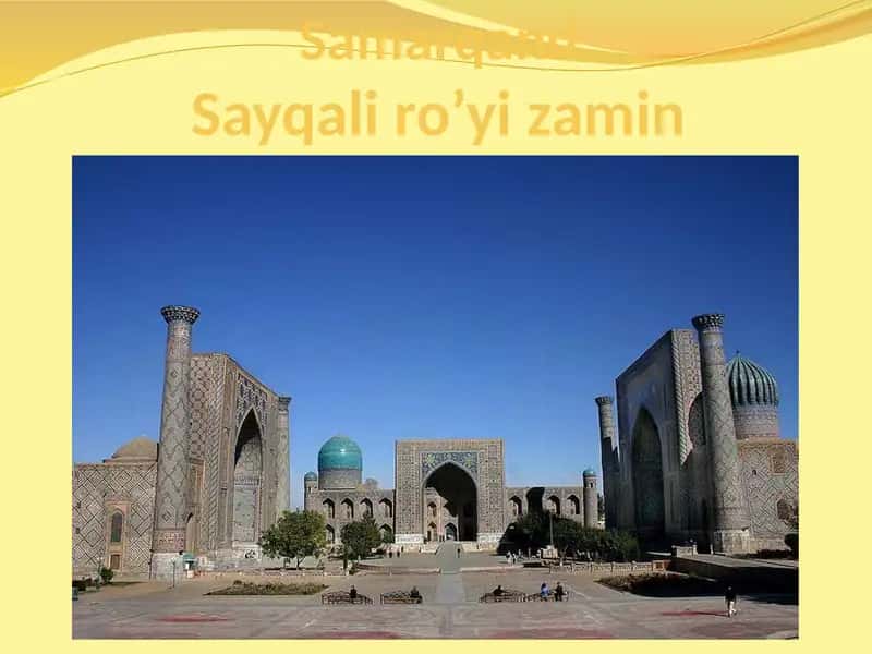 SamarqandSayqaliro’yizamin