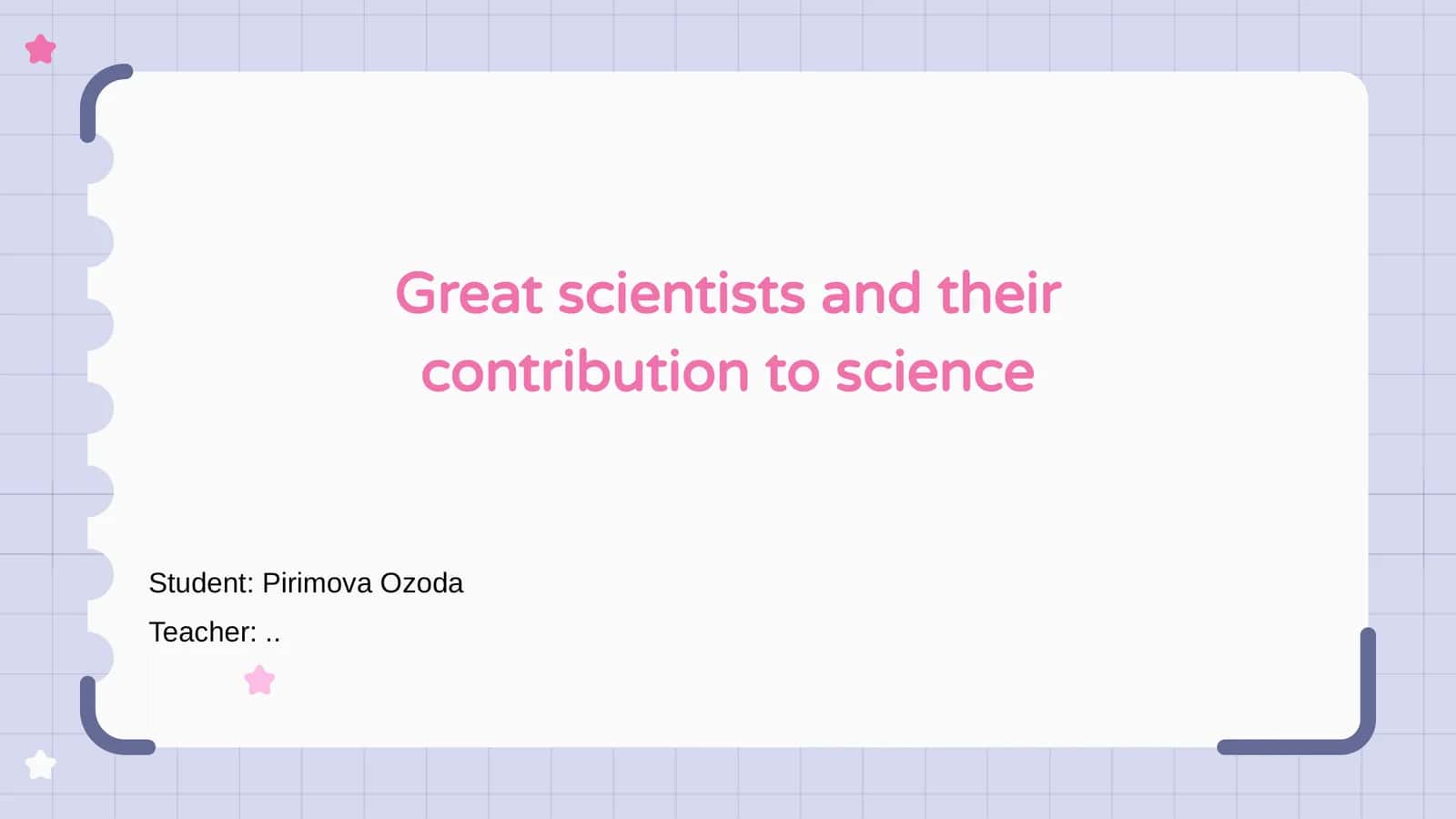 Introduction to Great Scientists