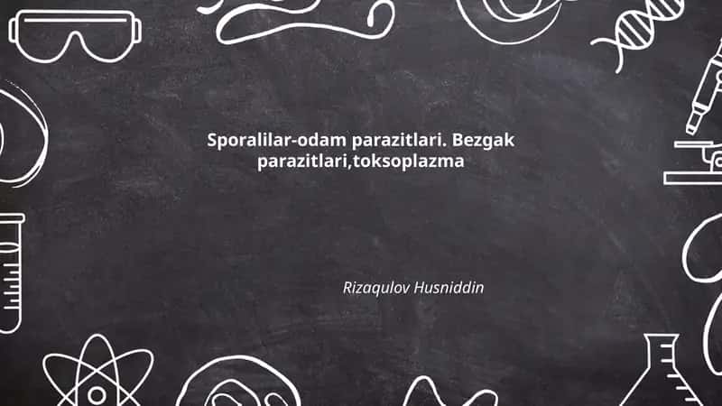 Sporalilar (Apikomplekslar)ning umumiy tasnifi va xususiyatlari