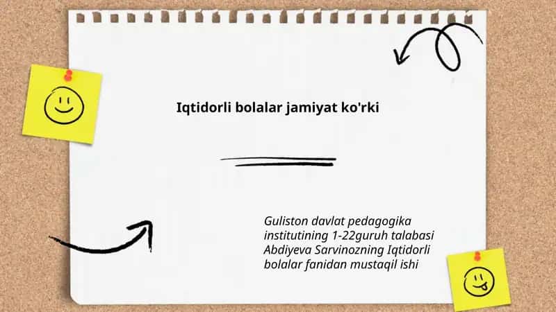 Iqtidorli bolalar jamiyat ko'rki