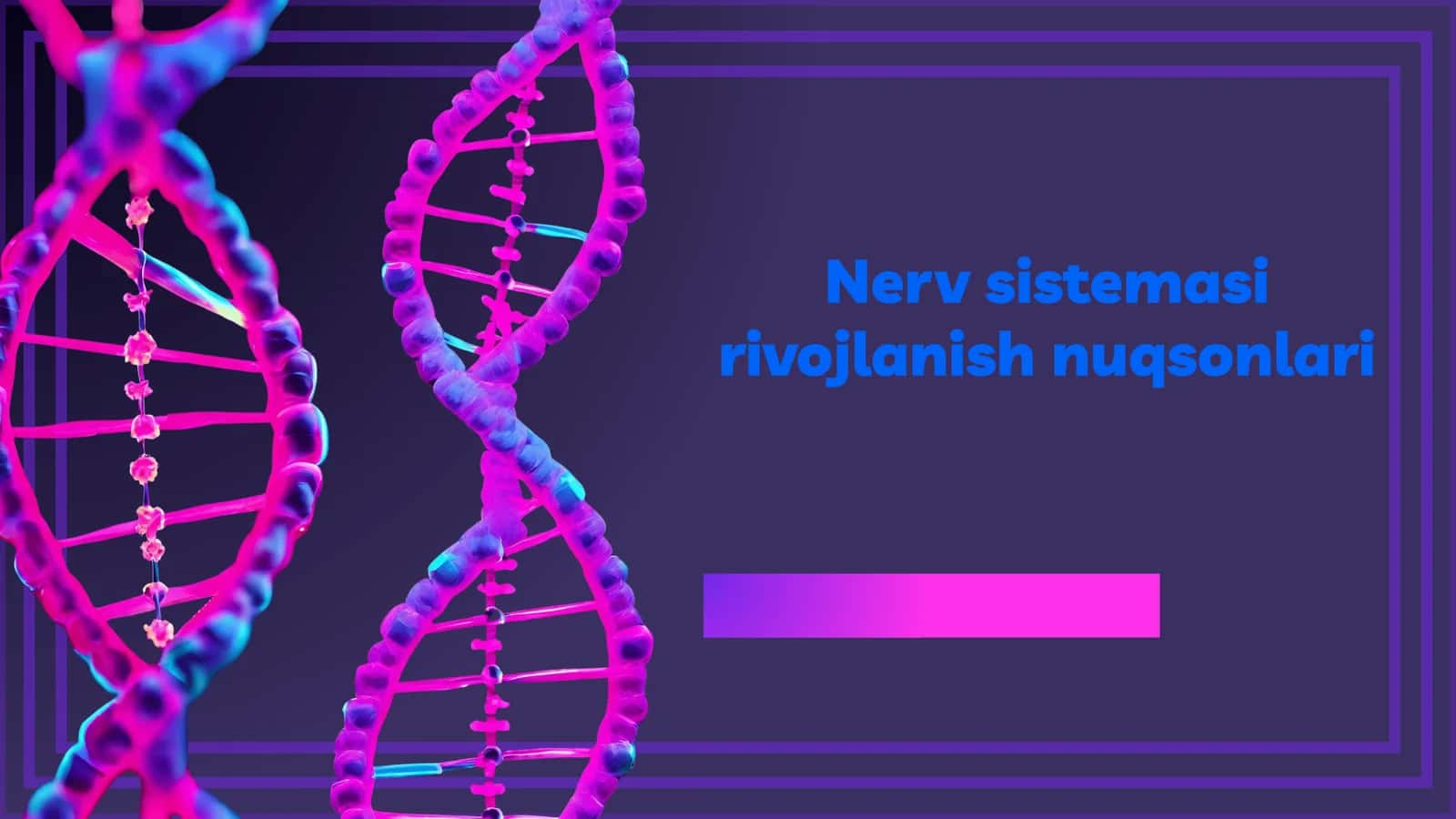 Nerv sistemasi rivojlanish nuqsonlari