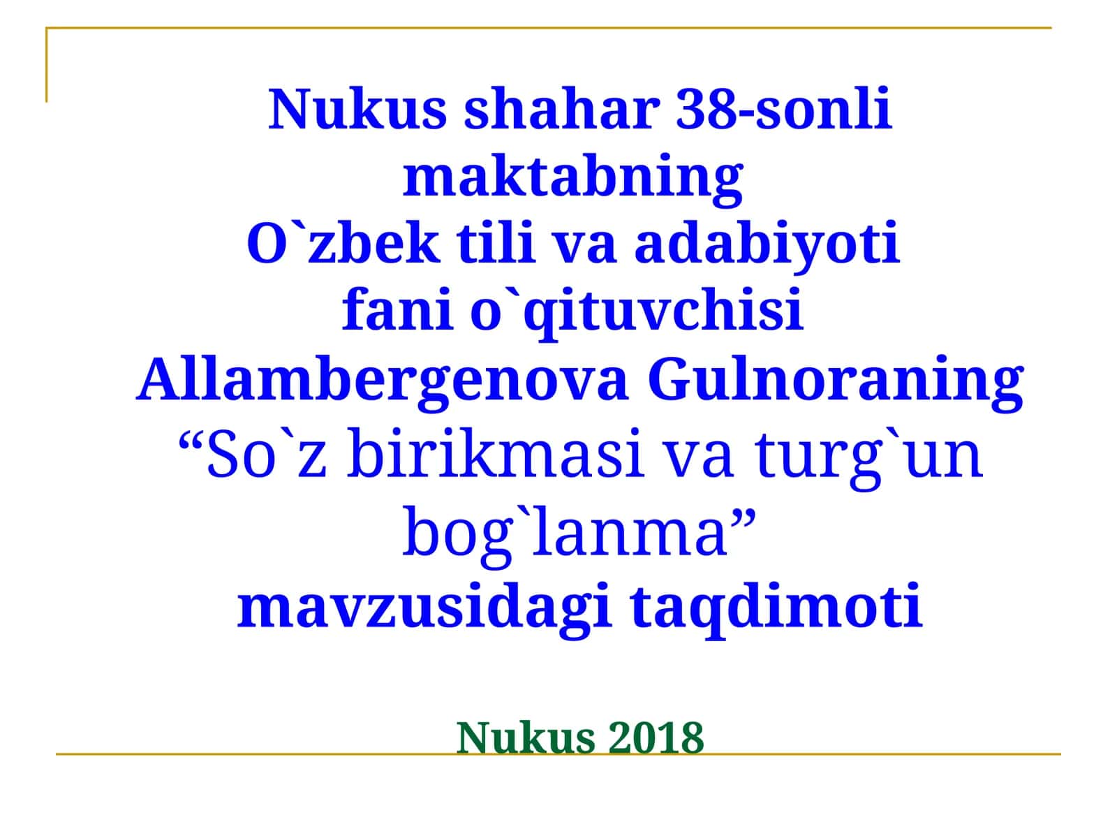 So`z birikmasi va turg`un bog`lanma