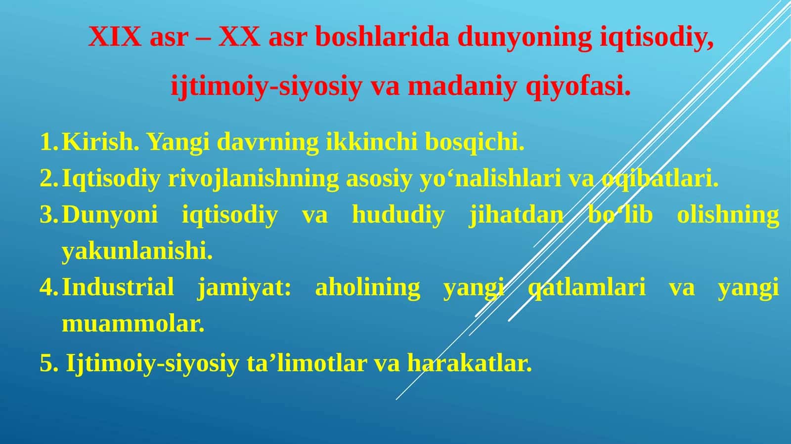 Yangidavr ning ikkinchibosqichi