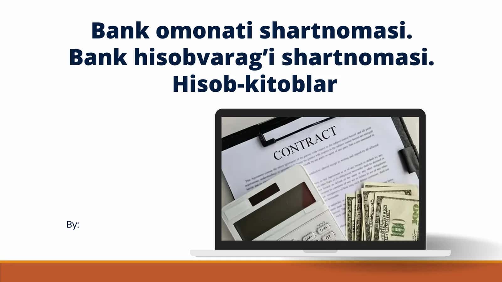 Bank omonati shartnomasi