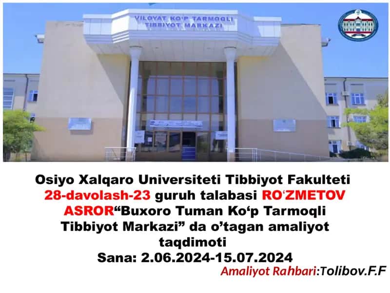 Osiyo Xalqaro Universiteti Tibbiyot Fakulteti