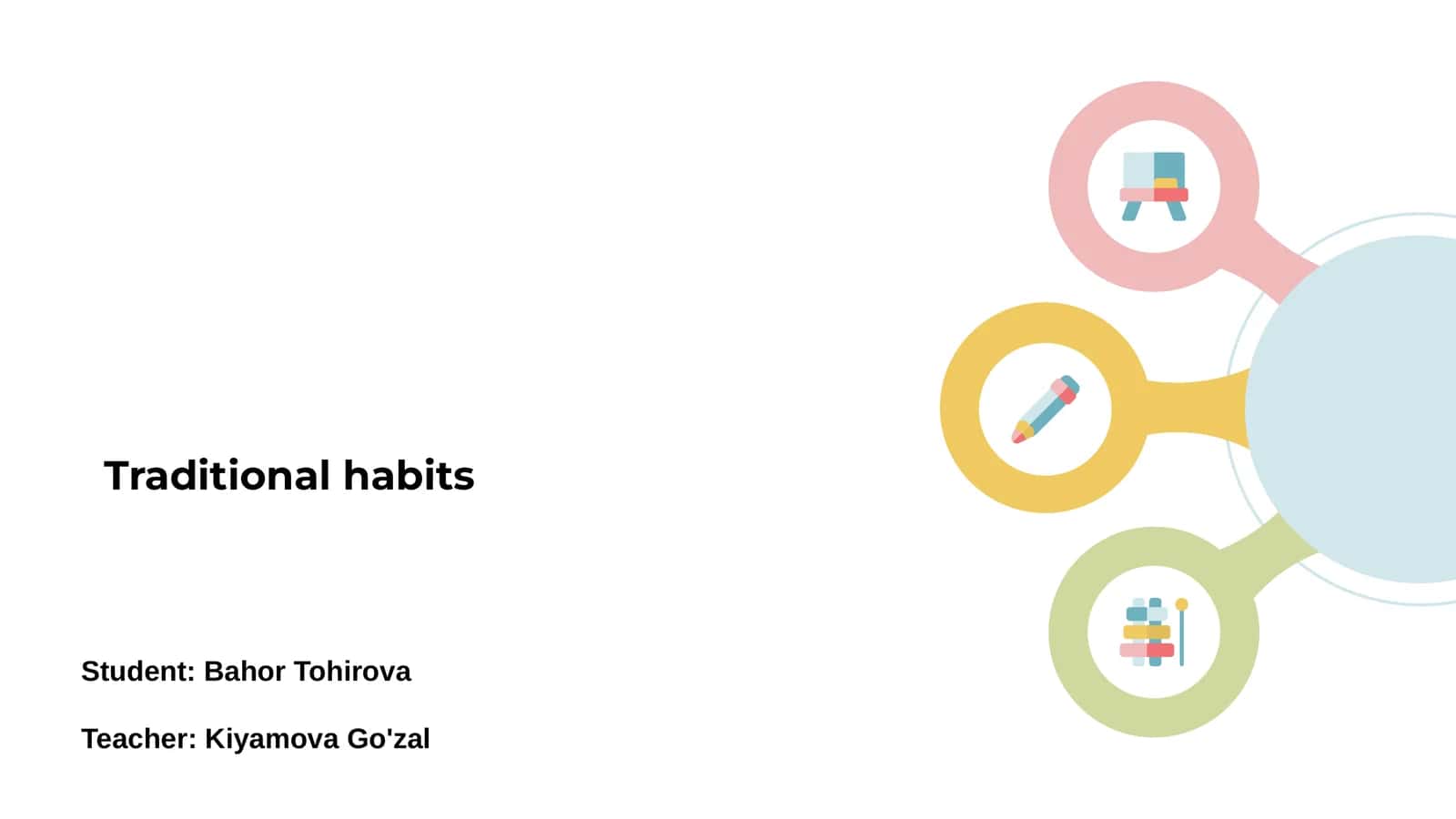 Traditional habits