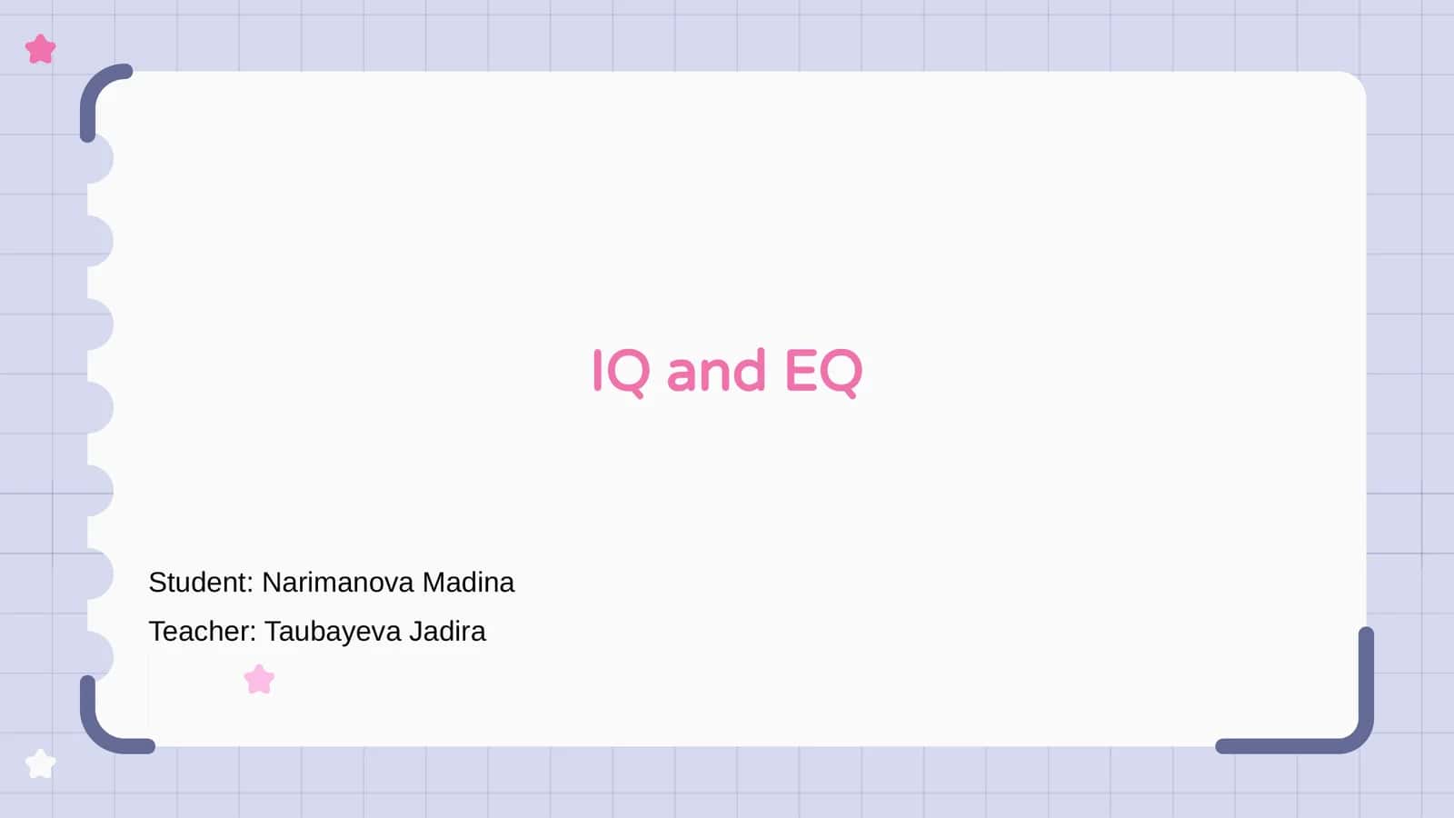 IQ and EQ