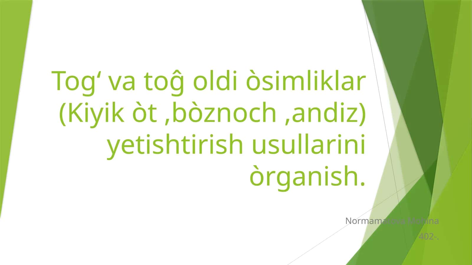 Kiyik o‘ti foydasi haqida