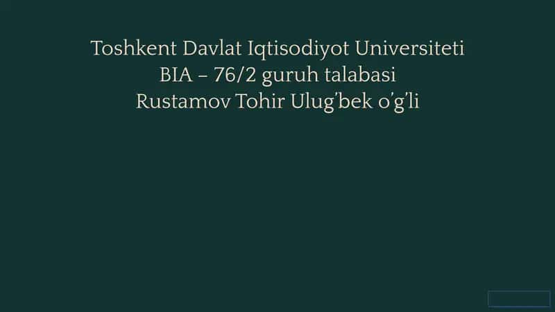 Italiya Davlatining Tashqi Iqtisodiy Aloqalari