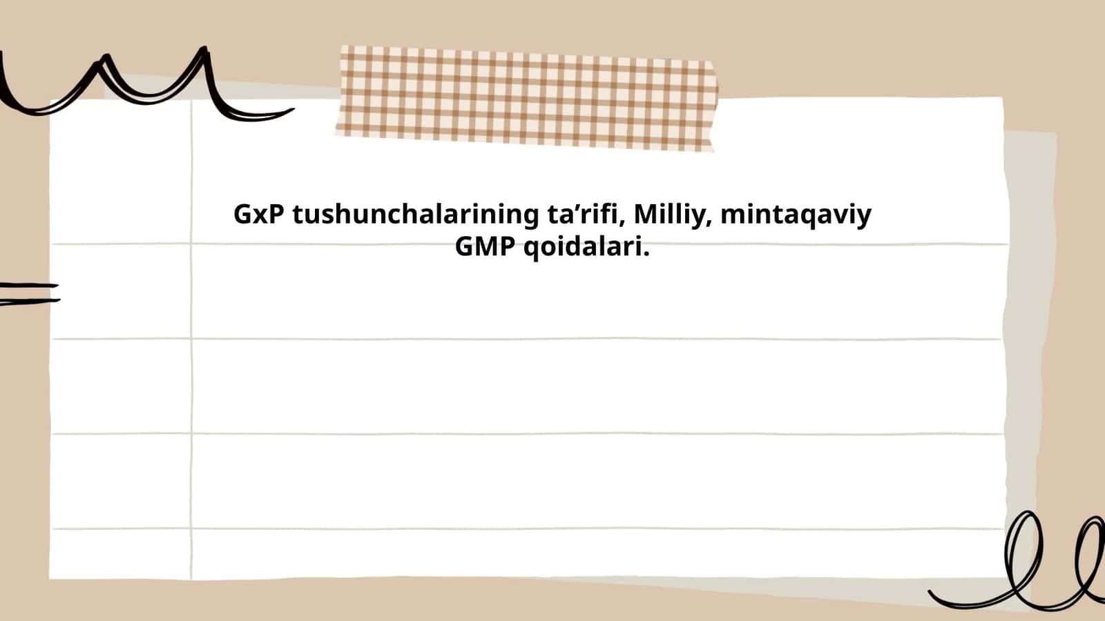 GxP tushunchalarining ta’rifi, Milliy, mintaqaviy GMP qoidalari