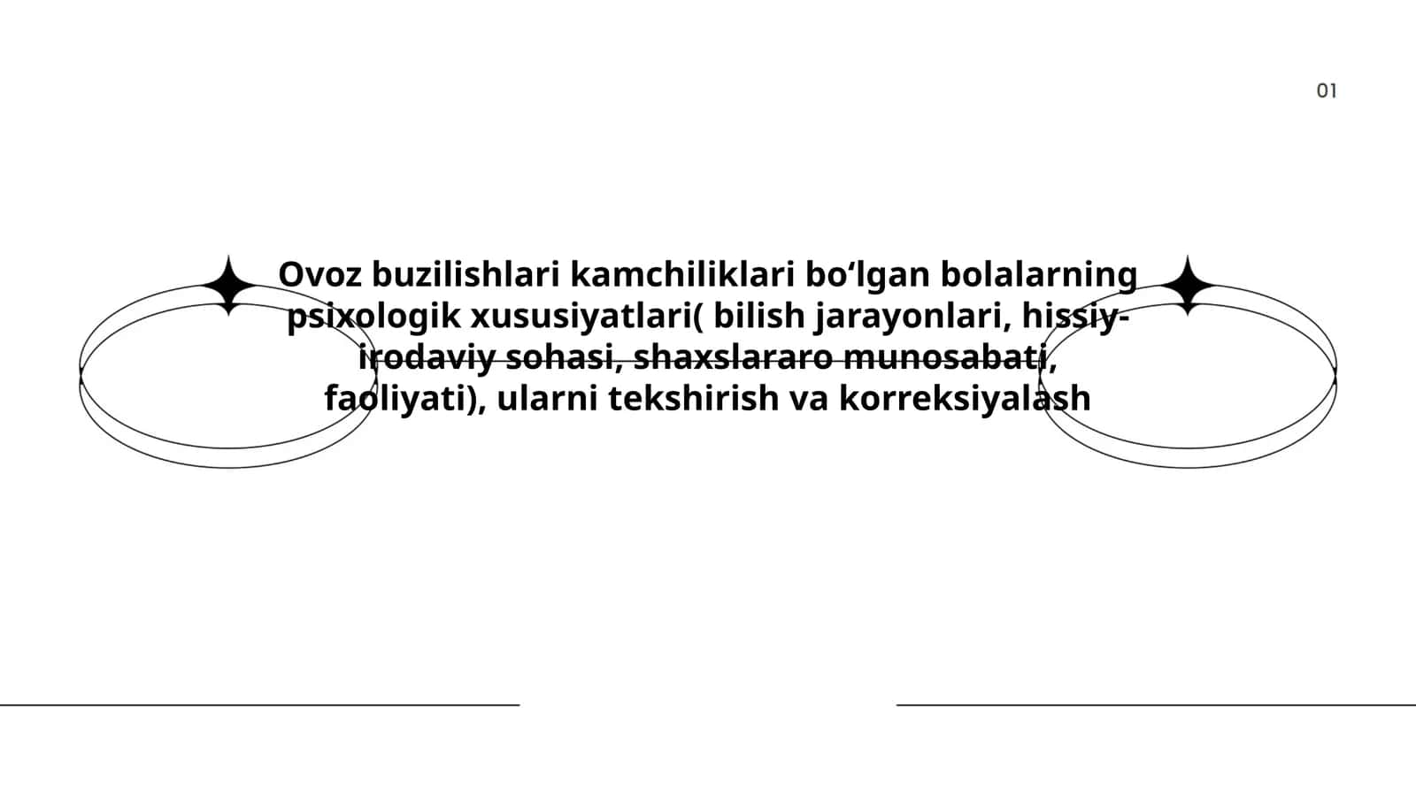 Ovoz buzilishlari kamchiliklari boʻlgan bolalarning psixologik xususiyatlari