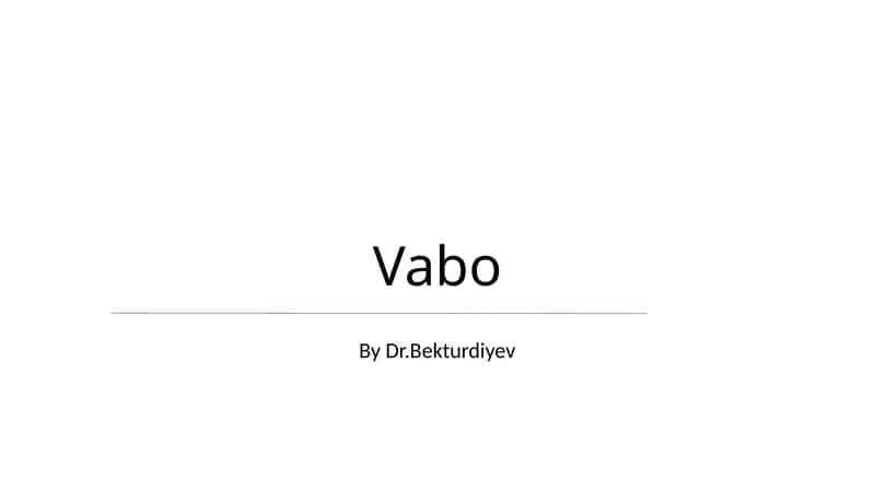 Vabo