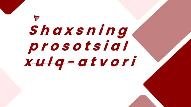 Prosotsial xulq-atvor