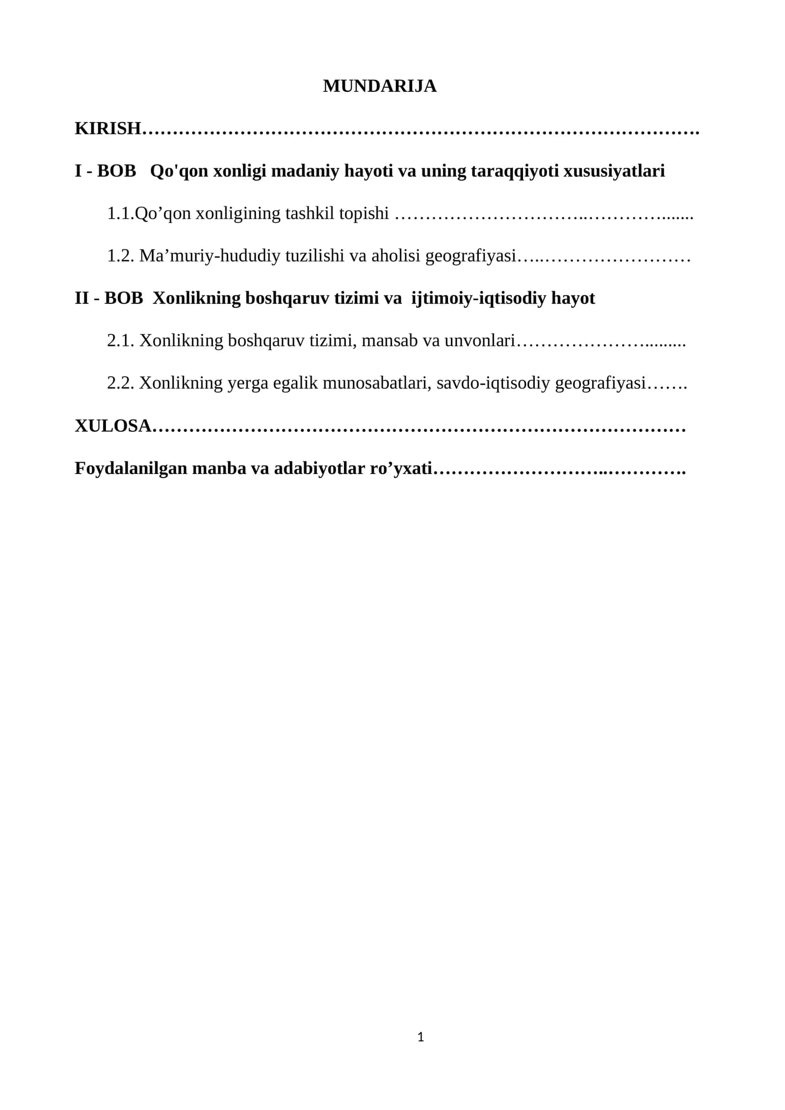 Qoʻqon xonligida madaniy hayot va davlat boshqaruvi tizimi