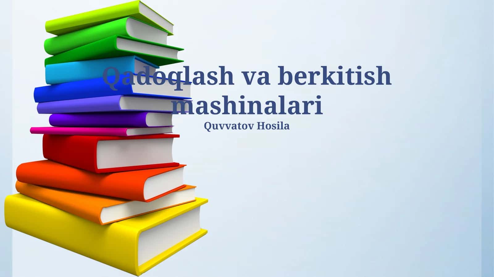 Qadoqlash va berkitish mashinalari