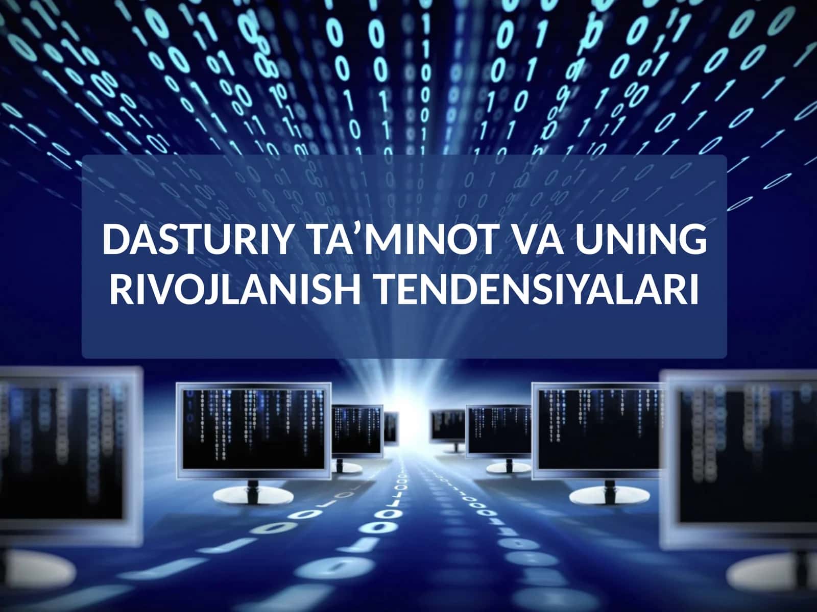 DASTURIY TA’MINOT VA UNING RIVOJLANISH TENDENSIYALARI