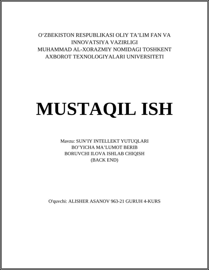 Ma'lumotlar bazasi dizayni