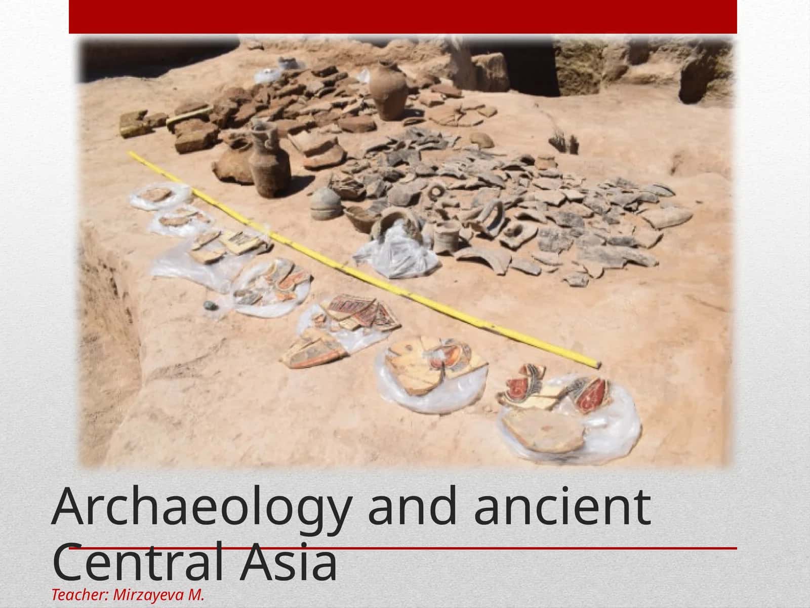 Archaeology and ancient Central Asia