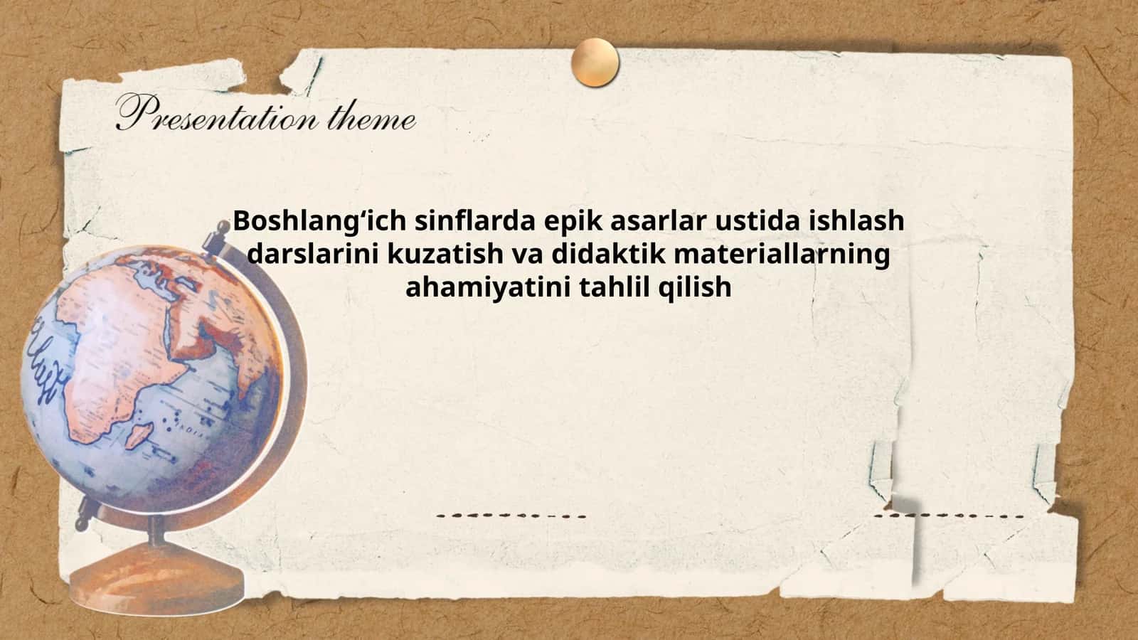 Boshlang‘ich sinflarda epik asarlar ustida ishlash darslarini kuzatish va didaktik materiallarning ahamiyatini tahlil qilish