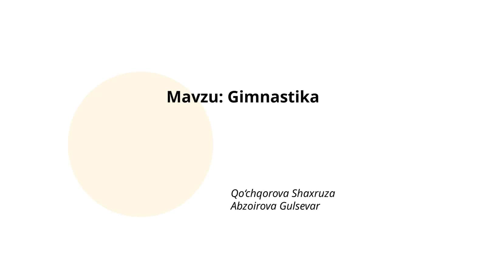 Gimnastika