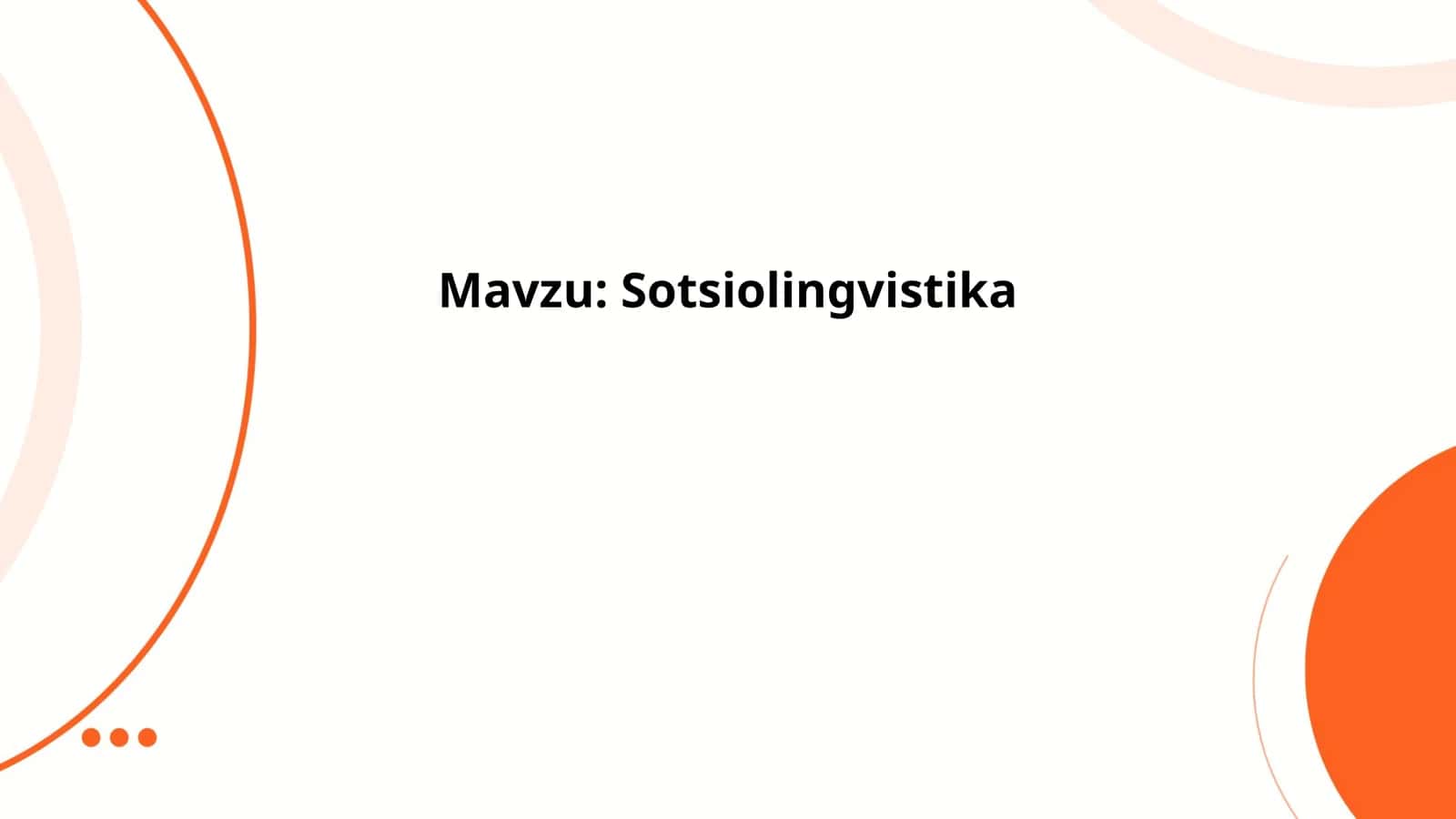 Sotsiolingvistika