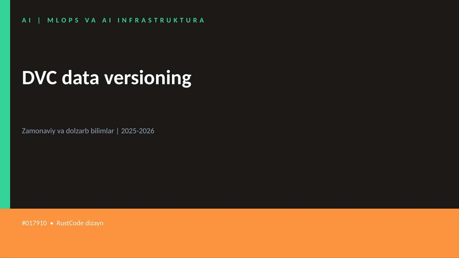 MLOPS VA AI INFRASTRUKTURA
