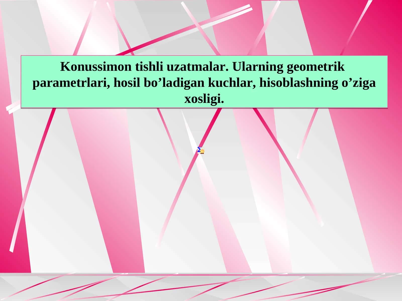 Konussimon tishli uzatmalar