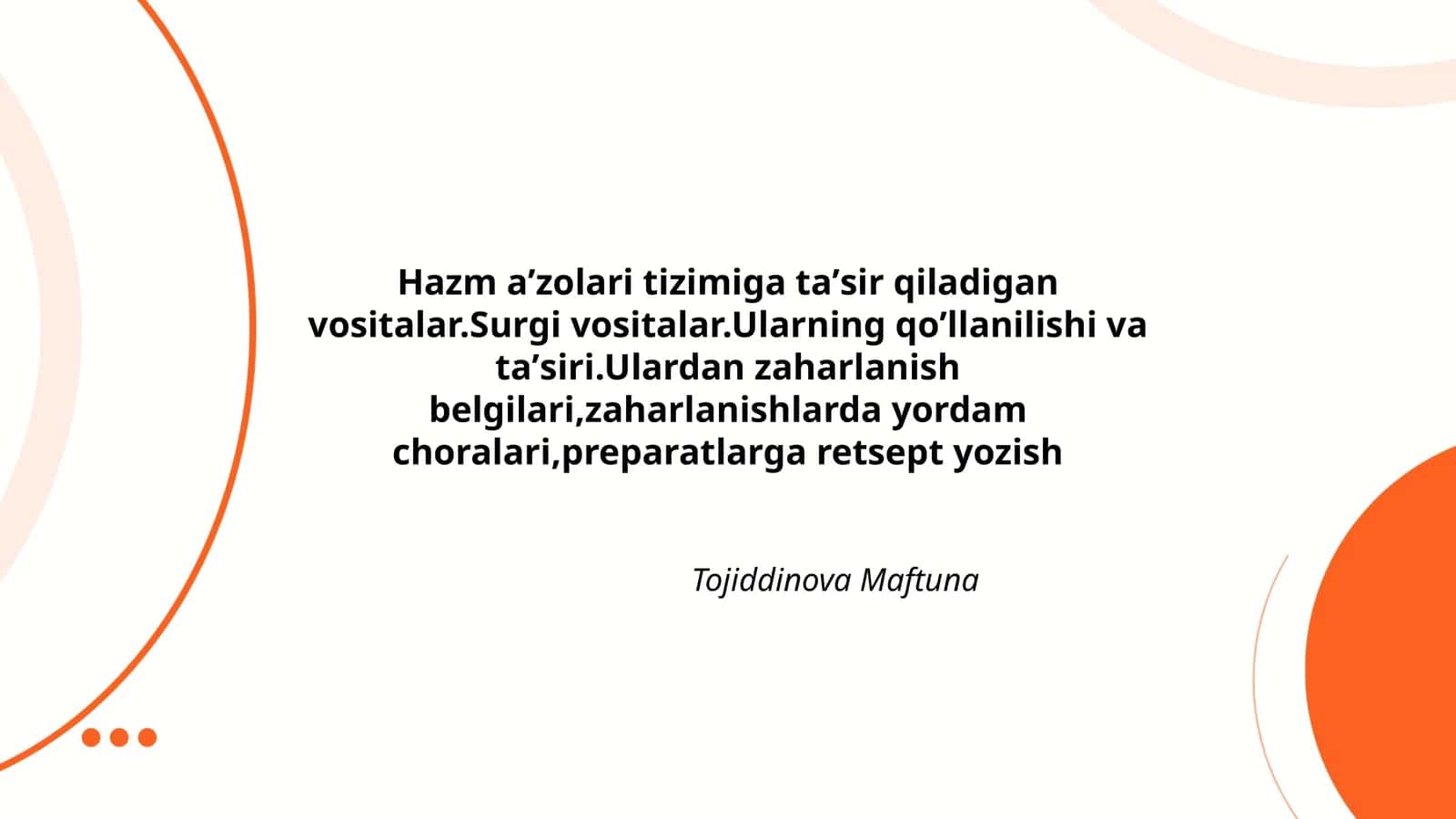 Hazm aʼzolari tizimiga taʼsir qiladigan vositalar