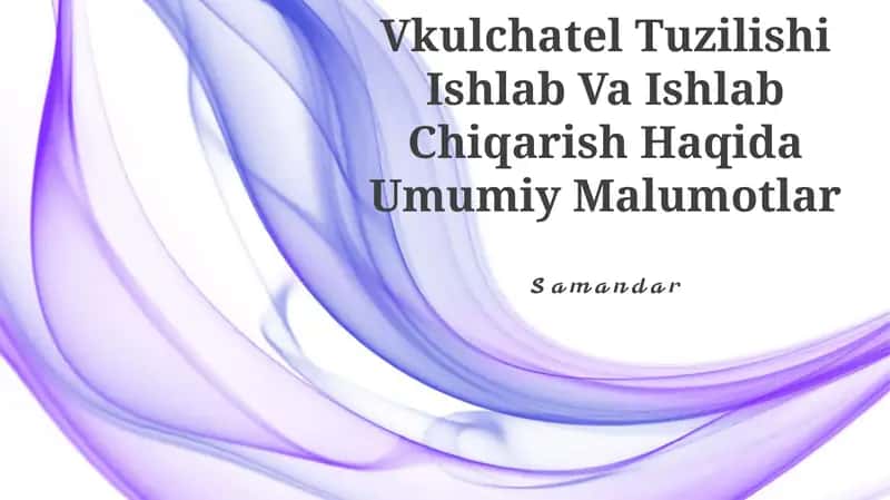 Vulkachatlar: ta'rifi va tasnifi