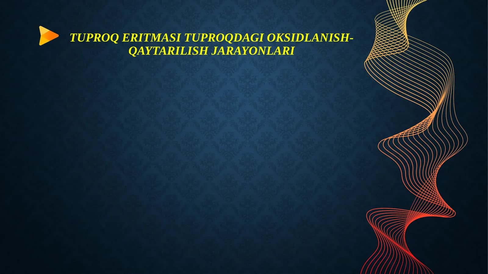 Tuproq eritmasi, tuproqdagi oksidlanish-qaytarilish jarayonlari