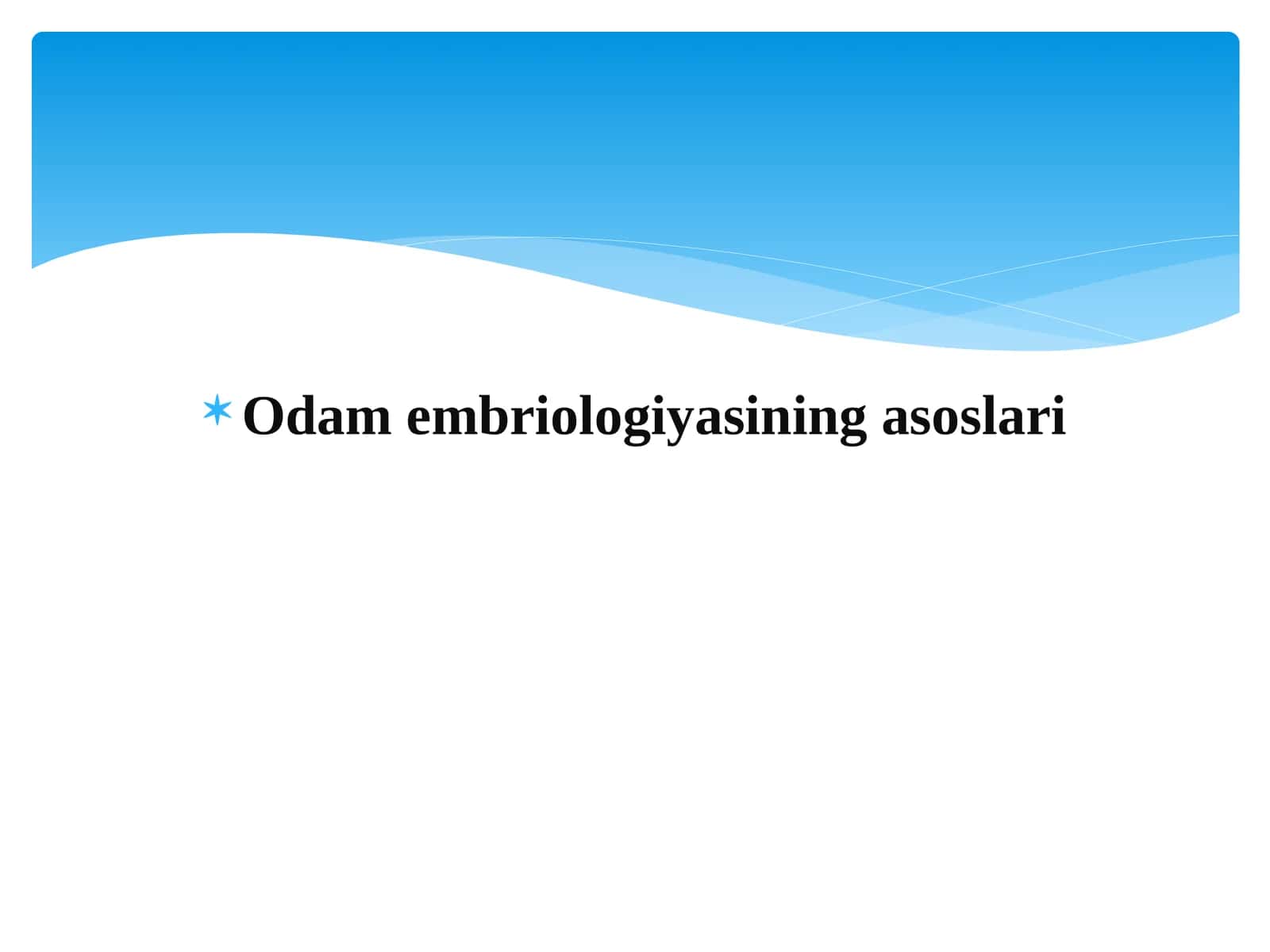 Odampushti taraqqiyoti