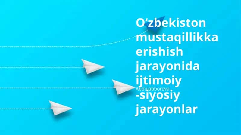 Milliy G'oya va Mustaqillik Harakatlarining Ko'tarilishi