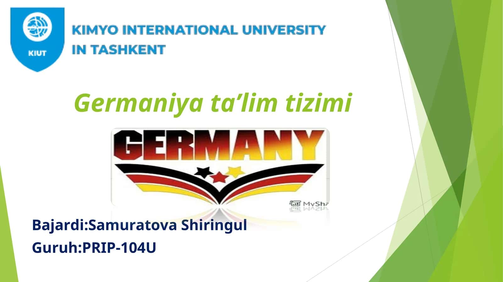 Germaniya ta’lim tizimi
