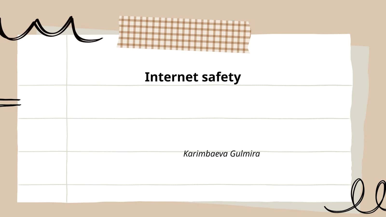 Internet safety