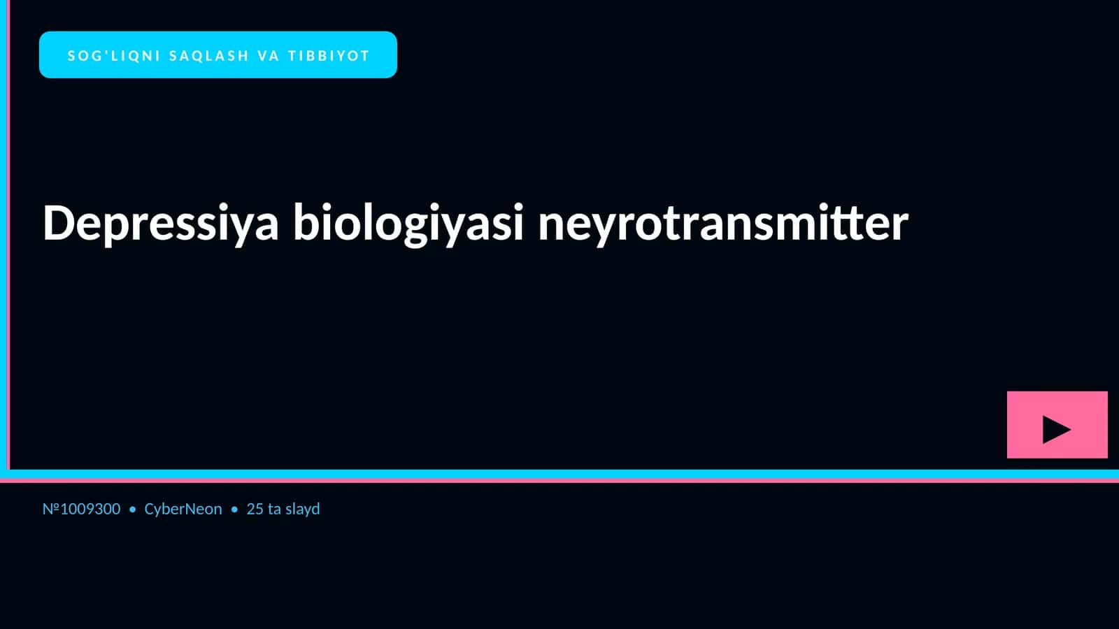 Depressiya biologiyasi neyrotransmitter