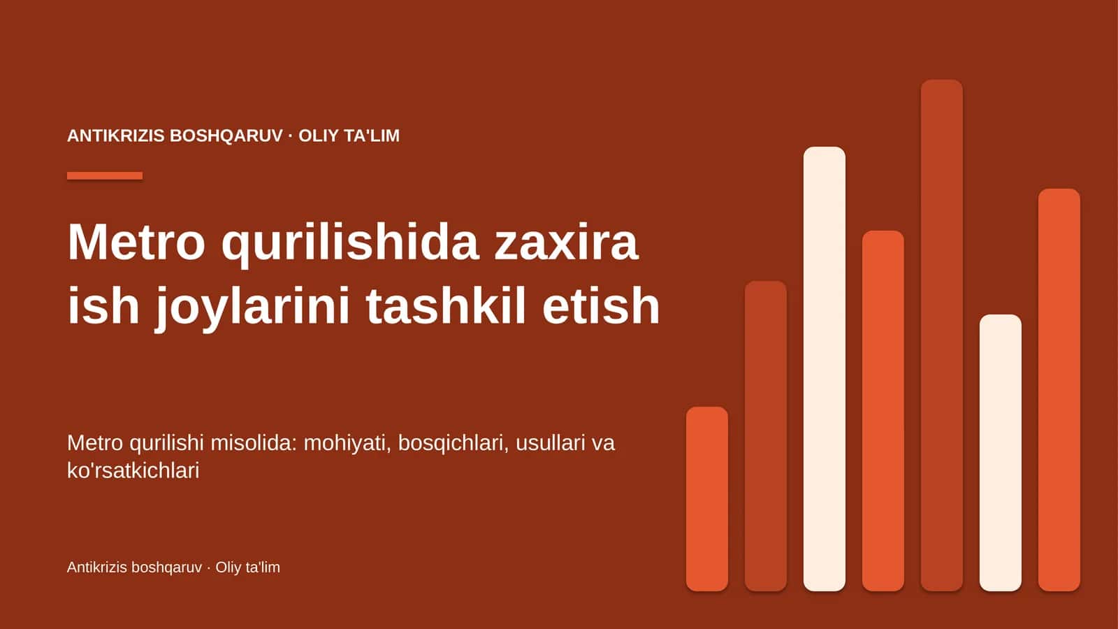 metro qurilishida zaxira ish joylarini tashkil etish 5856